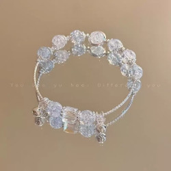 Beaded tassel bracelet for women niche design high value personality no collision versatile