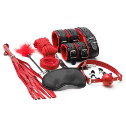 Adult sex plush 10-piece set .a complete set.women's leather handcuffs.husband and wife flirting.bondage.alternative sex toys