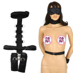 Sex toys.hand and neck handcuffs. alternative sex toys.adjustable anti-hook bundles. wholesale