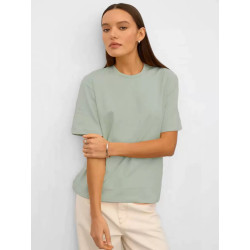 Summer new women's fashion casual home commuting versatile round-neck short-sleeved T-shirt