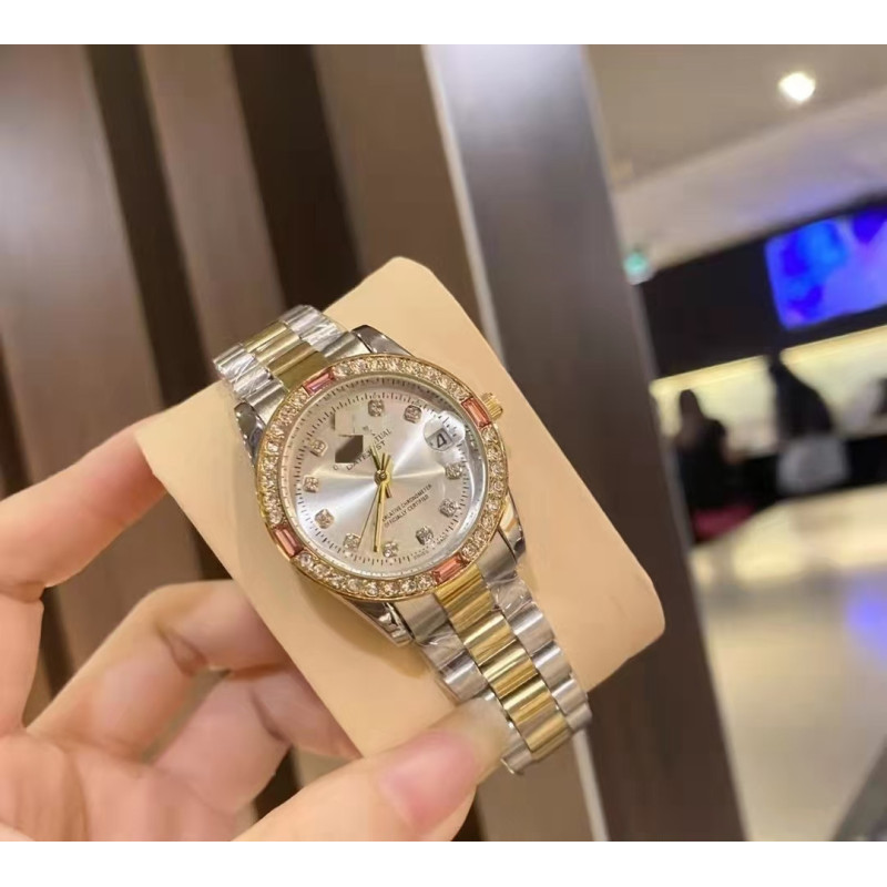Diary series fashion trend steel strap watch