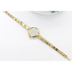 Xinjiang Hetian jade watch with diamond and waterproof quartz watch