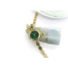 Xinjiang Hetian jade watch with diamond and waterproof quartz watch