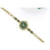 Xinjiang Hetian jade watch with diamond and waterproof quartz watch