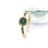 Xinjiang Hetian jade watch with diamond and waterproof quartz watch