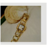 Bracelet chain watch for women, fashionable, simple, retro, and niche female watch