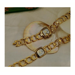Bracelet chain watch for women, fashionable, simple, retro, and niche female watch