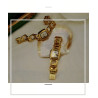 Bracelet chain watch for women, fashionable, simple, retro, and niche female watch