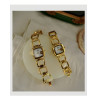Bracelet chain watch for women, fashionable, simple, retro, and niche female watch