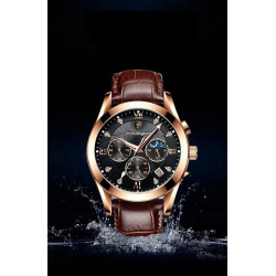 New waterproof luminous calendar high-end men's watch trendy fashion business atmospheric sports watch