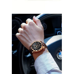 New waterproof luminous calendar high-end men's watch trendy fashion business atmospheric sports watch