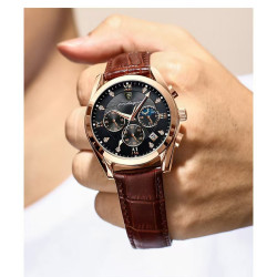 New waterproof luminous calendar high-end men's watch trendy fashion business atmospheric sports watch