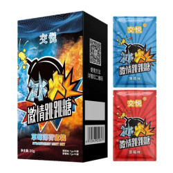 Jiaoyue explosion mouth candy sex SPA jumping candy ice fire passion couple sex toys