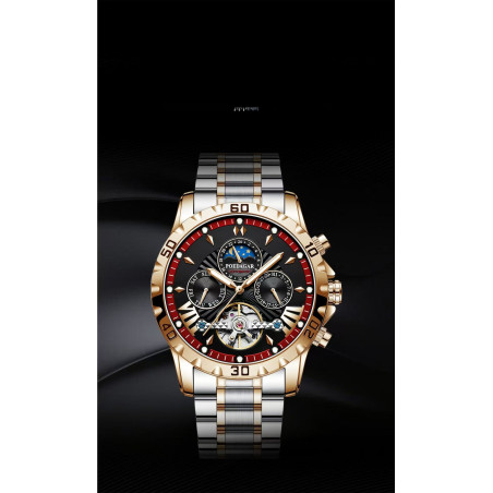 Swiss brand waterproof new fully automatic mechanical watch men's watch hot sale