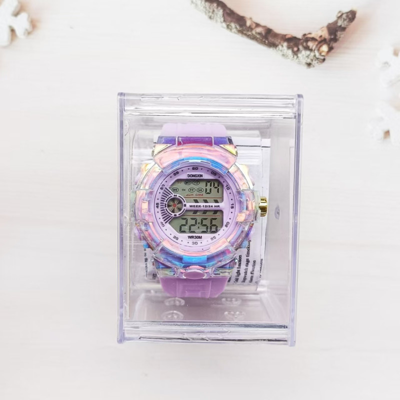 Factory new color electronic watch