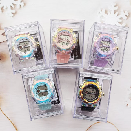 Factory new color electronic watch