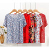 Mom's short-sleeved T-shirt export middle-aged and elderly women's fashion short-sleeved T-shirt