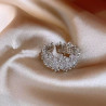 Design niche women's full diamond fortune ring