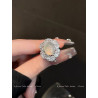New Chinese style white snowflake ring