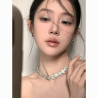 Sunflower necklace light luxury niche design clavicle necklace female necklace