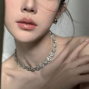 Sunflower necklace light luxury niche design clavicle necklace female necklace