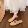 Four-season shoes, bag head, versatile, lazy people, outer wear, shallow mouth, cool slippers