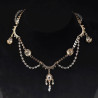 Exotic Dunhuang style flat collar Tang style necklace classical Chinese style clavicle necklace
