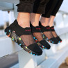Hollow-out summer breathable new mesh shoes mesh flat casual women's sneakers soft-soled street walking shoes