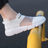 Hollow-out summer breathable new mesh shoes mesh flat casual women's sneakers soft-soled street walking shoes