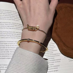 Antique Five Coin Emperor Running Ring Braided Bracelet