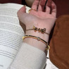 Antique Five Coin Emperor Running Ring Braided Bracelet
