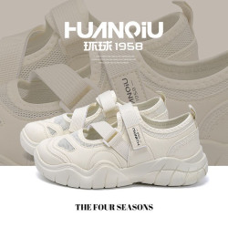 Global stacking new hollow lightweight casual shoes all-match sneakers
