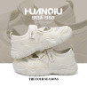 Global stacking new hollow lightweight casual shoes all-match sneakers