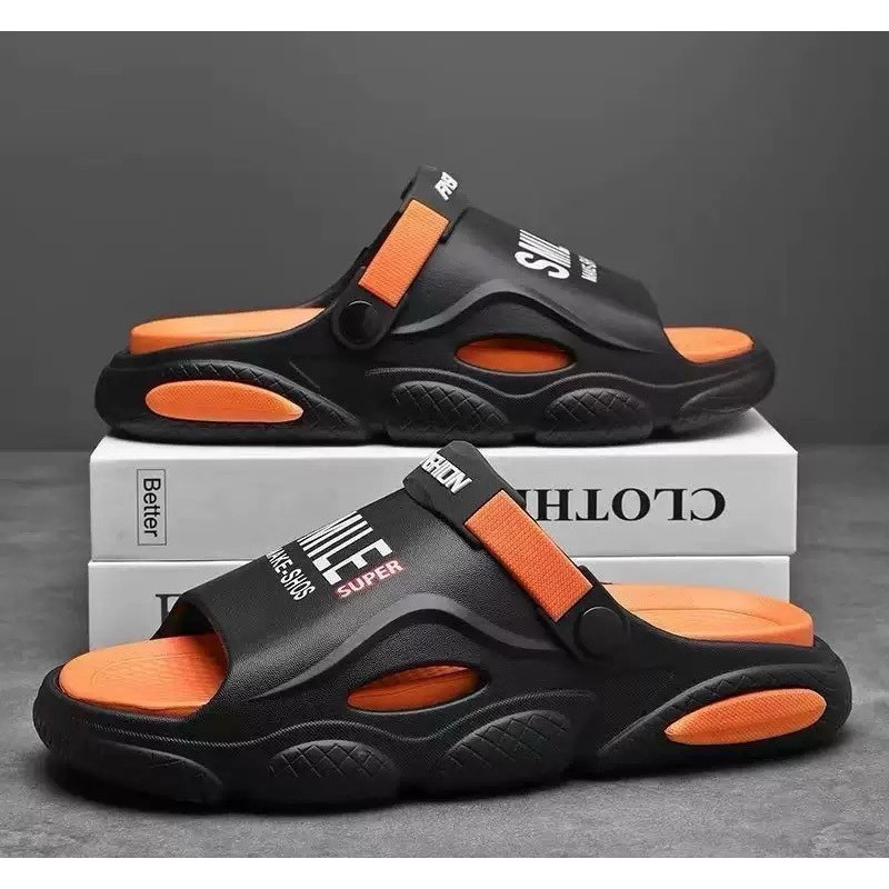 Men's slippers, new home anti-slip trendy beach sports outdoor sandals