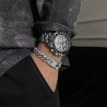 Wang Jiaer same necklace Cuban bracelet