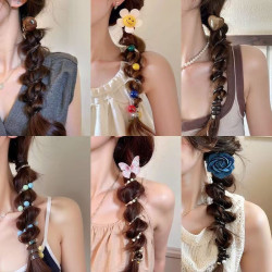 Girly bubble braid hairband for women
