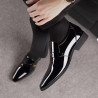Leather shoes men's patent leather shoe business casual British pointed toe men's leather shoes
