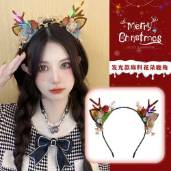 Christmas headdress deer antler headband