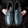 New first layer cowhide men's leather shoes cover foot pedal single shoes men's soft surface
