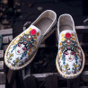 New national trend national style hand-sewn embroidered flowers old Beijing cloth shoes for men and women