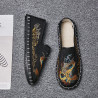 New national trend national style hand-sewn embroidered flowers old Beijing cloth shoes for men and women