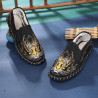 New national trend national style hand-sewn embroidered flowers old Beijing cloth shoes for men and women