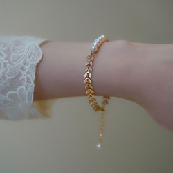 Wheat Ear I Super Fairy Double Bracelet Gold Women