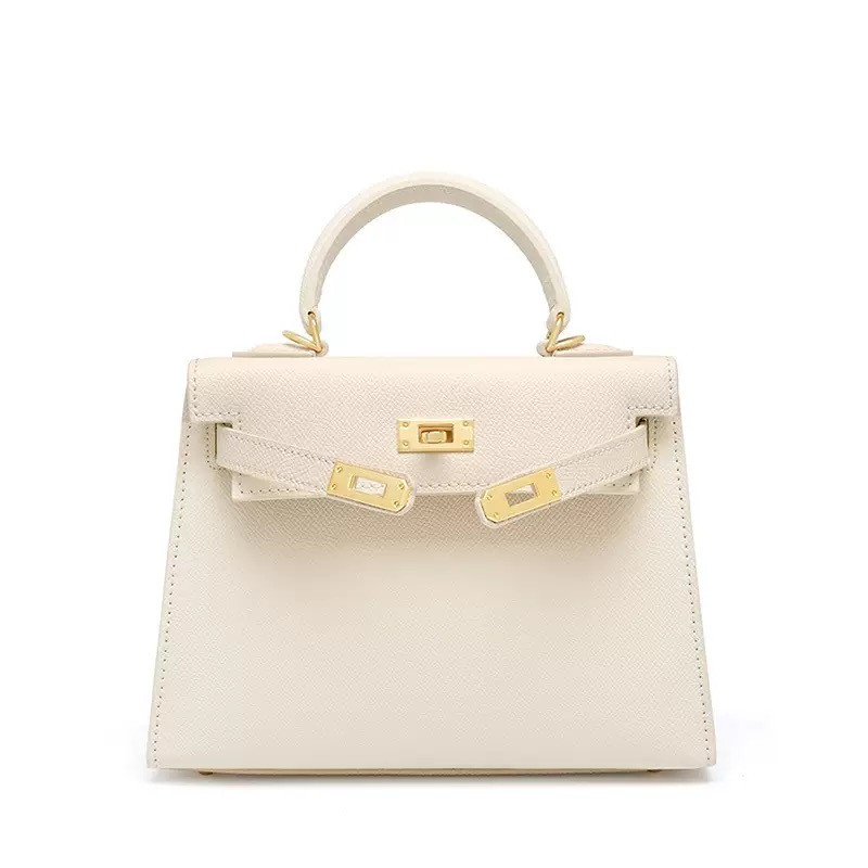 Fashion cowhide high-end genuine leather Kelly bag mini cross-body handbag