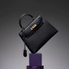 Fashion cowhide high-end genuine leather Kelly bag mini cross-body handbag