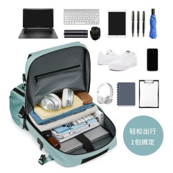 Travel backpack women's large-capacity ultra-light multi-functional luggage bag hand-held cross-body travel men's backpack