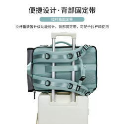 Travel backpack women's large-capacity ultra-light multi-functional luggage bag hand-held cross-body travel men's backpack