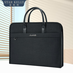 Business office hand-held document bag conference bag Oxford cloth men's information bag computer bag briefcase