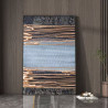 Modern light luxury living room sofa wall background wall hanging painting