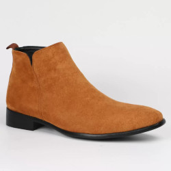 Men's Chelsea boots small square toe men's shoes versatile fashion men's boots ankle boots